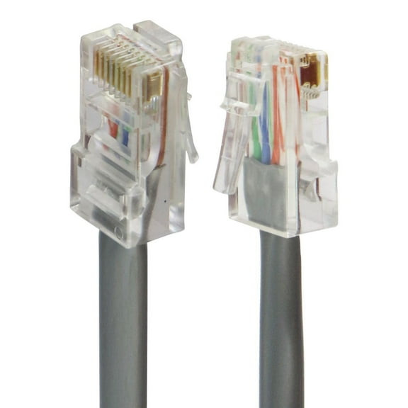 Restored 6.5-Foot CAT 5 Ethernet Patch Cable (24-AWG) - Gray (Refurbished)