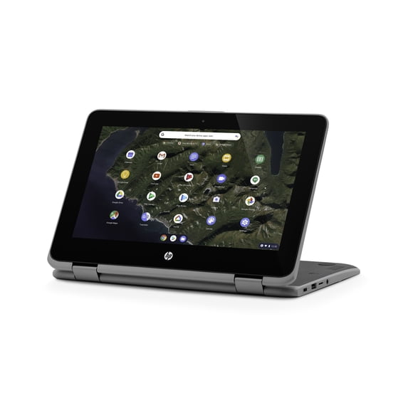 Restored Joy Systems - HP Chromebook x360 11.6" Touchscreen, Intel Celeron N4100, 32GB SSD, ChromeOS,