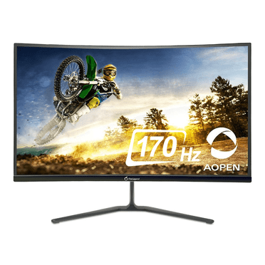 Restored Premium AOPEN 27HC5R - 27" Monitor FullHD 1920x1080 180Hz VA 1ms 250Nit HDMI DisplayPort (Refurbished)