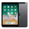 thumbnail image 1 of Restored Apple iPad 6th Gen 9.7" 32GB Wi-Fi + Cellular MR6R2LL/A Space Gray, 1 of 3