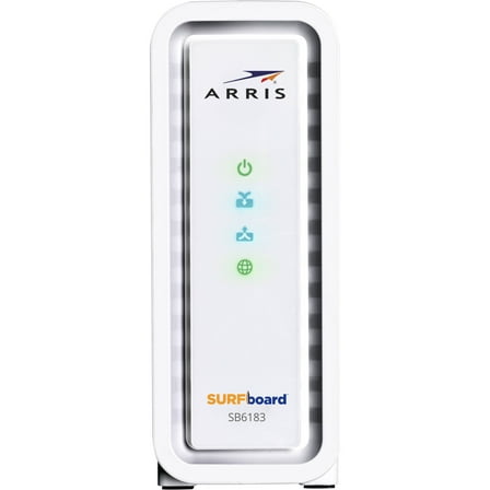 Restored ARRIS Surfboard (16x4) DOCSIS 3.0 Cable Modem. Approved for Xfinity Comcast, Cox, Charter and Most Other Cable Internet Providers for Plans up to 300 Mbps (SB6183), White - New Condition