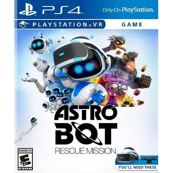 Restored ASTRO Bot Rescue Mission PlayStation 4 Physical Action & Adventure VR 1 Count 1 Pack