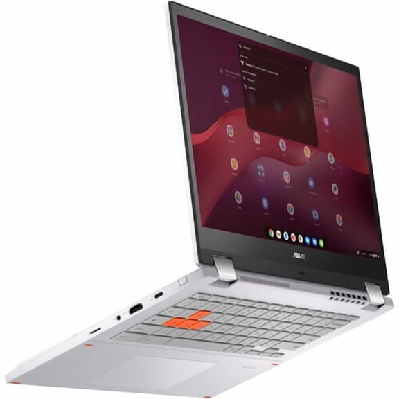 Restored ASUS Chromebook Vibe CX34 Flip 14" WUXGA Touch Intel Core i5-1235U 1.3 GHz 8GB RAM 256GB SSD Intel Iris Xe Graphics ChromeOS Laptop, White