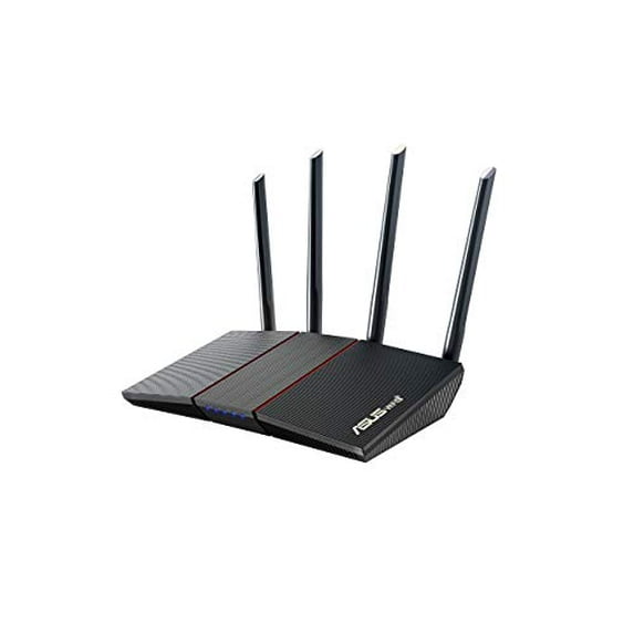Restored ASUS RT-AX55 AX1800 Dual Band WiFi 6 Gigabit Router 802.11ax Lifetime Internet Security Parental Control Mesh WiFi Support MU-MIMO OFDMA (Refurbished)