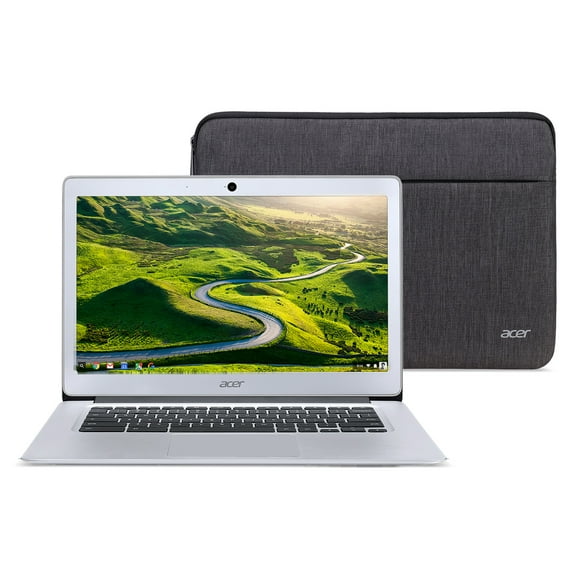 Restored Acer Chromebook 14, Intel Atom x5-E8000 Quad-Core Processor, 14" HD, 4GB LPDDR3, 32GB eMMC, Protective Sleeve, CB3-431-12K1 (Refurbished)