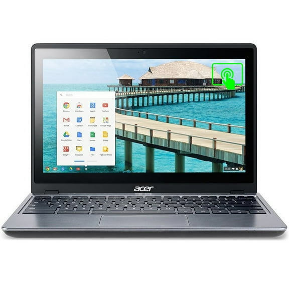 Restored Acer Chromebook C720P-2625 11.6" Touchscreen Celeron 1.4GHz 4GB RAM 16GB SSD (Refurbished)