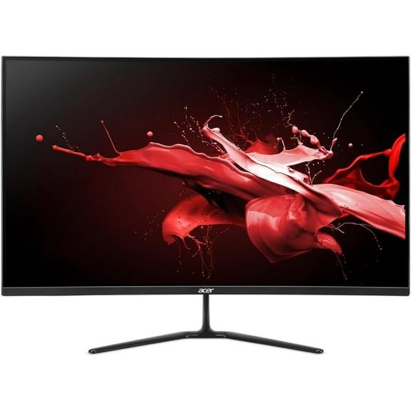 Restored Acer Nitro 31.5" Curved 1080p 180Hz 1ms FreeSync Premium Gaming Monitor EDT320Q HDMI and DisplayPort (Refurbished)