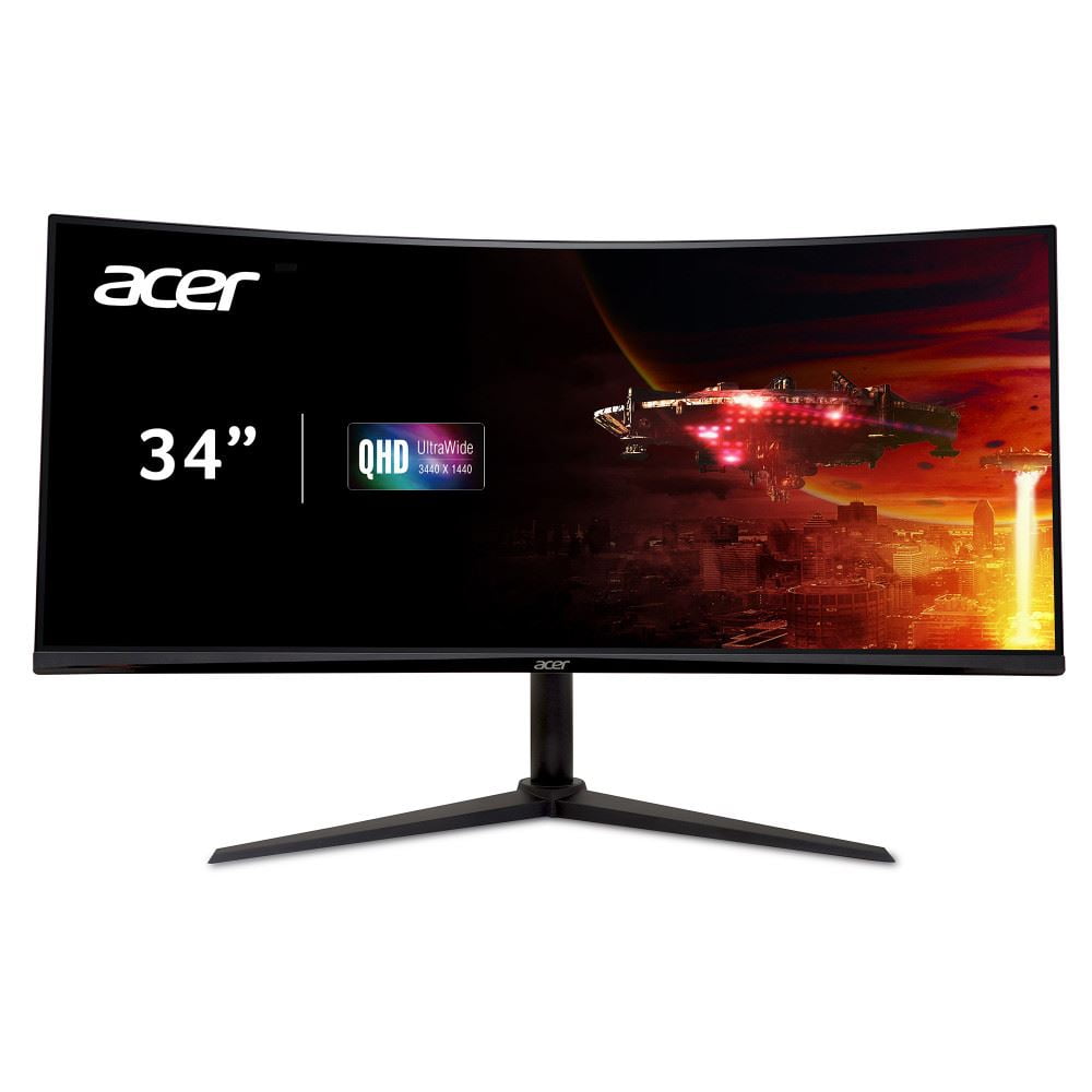 Restored Acer Nitro XZ342CU V3 34-inch UWQHD Gaming Monitor 180Hz ...