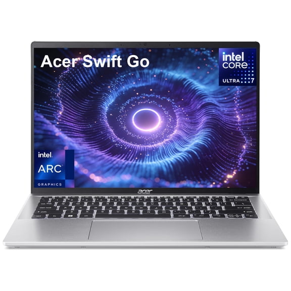 Restored Acer Swift Go 14 Intel Evo Thin & Light Laptop, 14" 1920 x 1200 Touch Display, Intel Core Ultra 7 155H 16GB RAM 1TB SSD, Wi-Fi 7, Windows 11 Home (Refurbished)