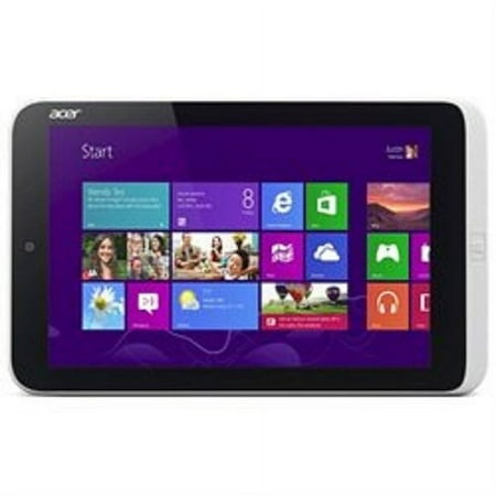 Restored Acer W38101600 Iconia Tablet 1.5 GHz Atom Z2760 32GB WiFi 8.1in Silver (Refurbished)