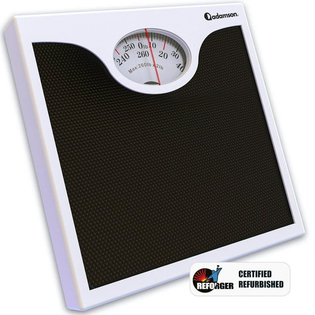 Restored Adamson A22 Analog Bathroom Scale for Body Weight, Up to 260