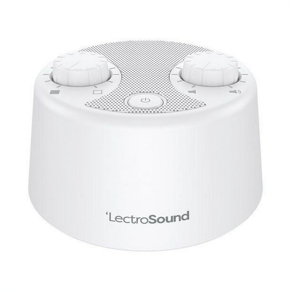 Restored Adaptive Sound Technologies LectroSound White Noise Sound Machine, Model ASM1023 (White) (Refurbished)