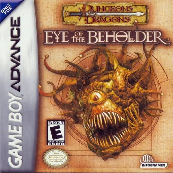 Restored Advanced Dungeons & Dragons: Eye of the Beholder (Nintendo GameBoy Advance, 2002) GBA RPG Game (Refurbished)