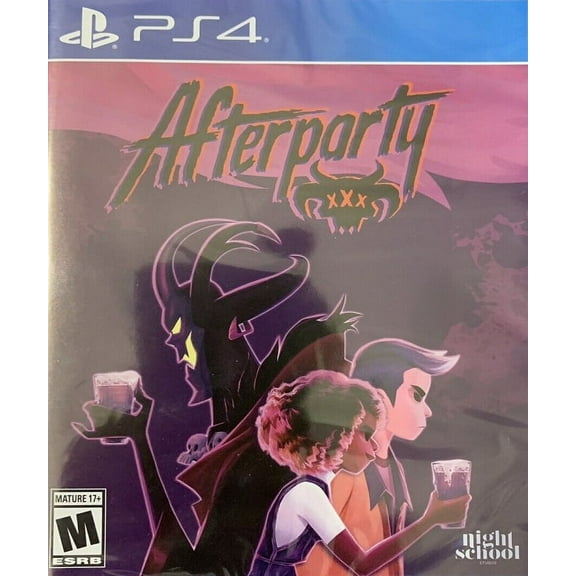 Restored Afterparty (Sony Playstation 4, 2021) After Party Game (Refurbished)