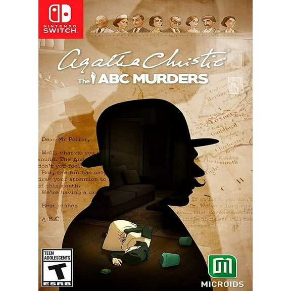 Restored Agatha Christie: The ABC Murders (Nintendo Switch, 2020) Detective Game