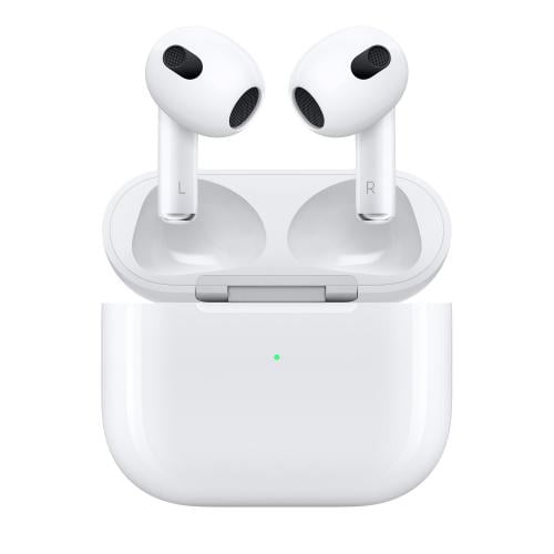 Restored Apple 3rd Generation Lightweight Wireless AirPods with Magsafe Charging Case and Personalized Spatial Audio (Refurbished)