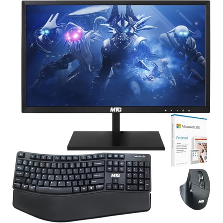 Restored All in One Desktop Computer, TechMagnet Cheetah 6, Core i5 6th Gen 2.5 GHz, 8GB DDR3, 480GB SSD, 27-inch LED Monitor, Wireless Ergonomic Keyboard Mouse, Office 365, Win10 Pro (Refurbished)