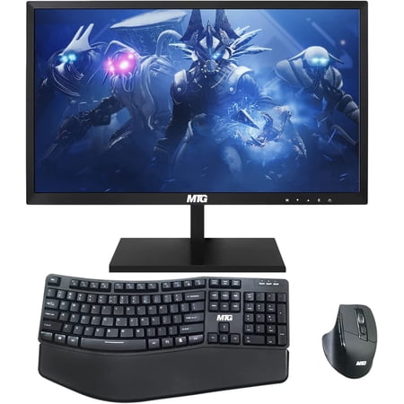 Restored All in one Desktop Computer, Cheetah 6, Intel Core i5 6th Gen 2.5 GHz up to 3.1 GHz, 8GB DDR3, 120GB SSD, 27 inch LED Monitor, MTG Wireless Ergonomic Keyboard Mouse Win10 Pro (Refurbished)