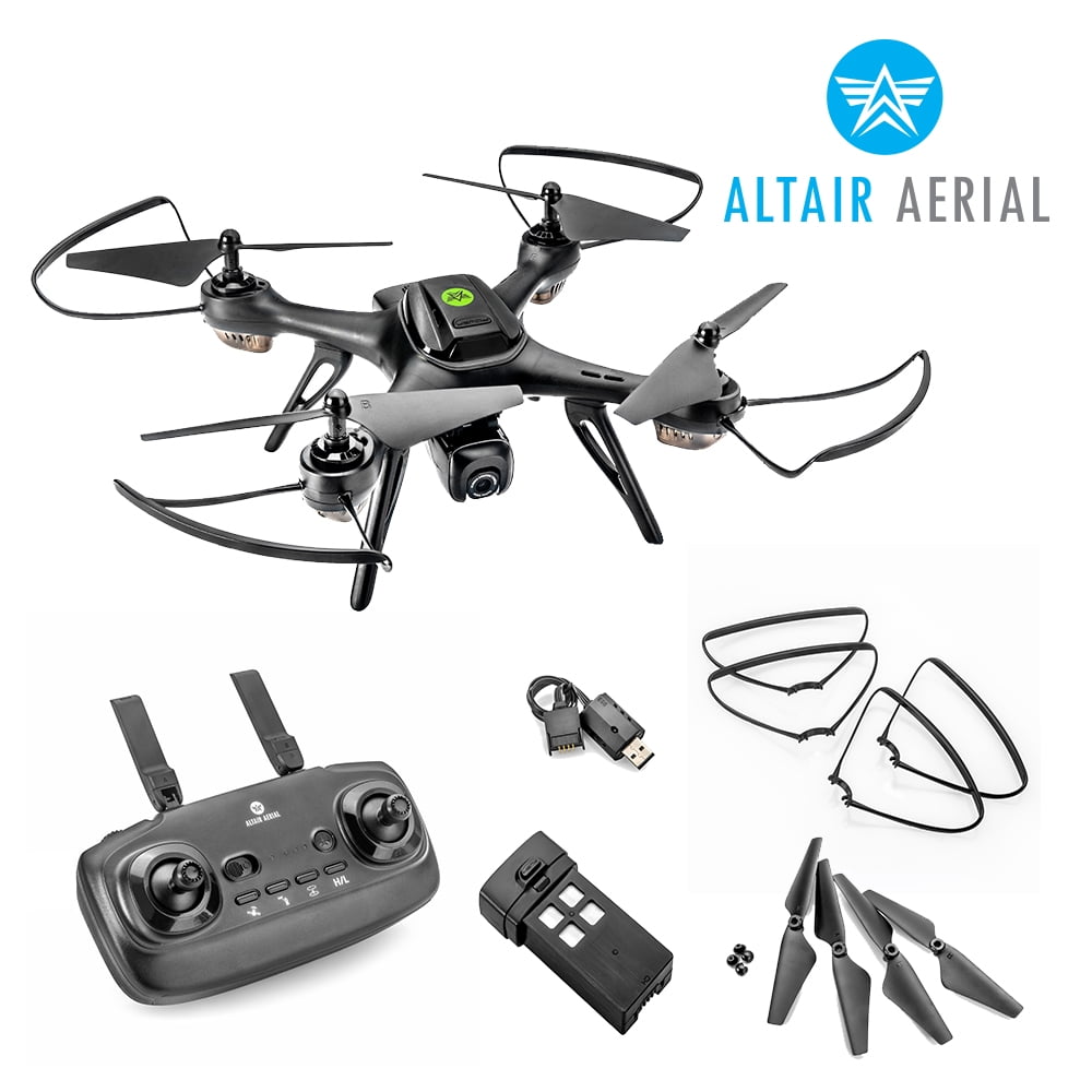 Restored Altair Aerial 818GRN Green Hornet 2K HD Camera Drone Refurbished Walmart