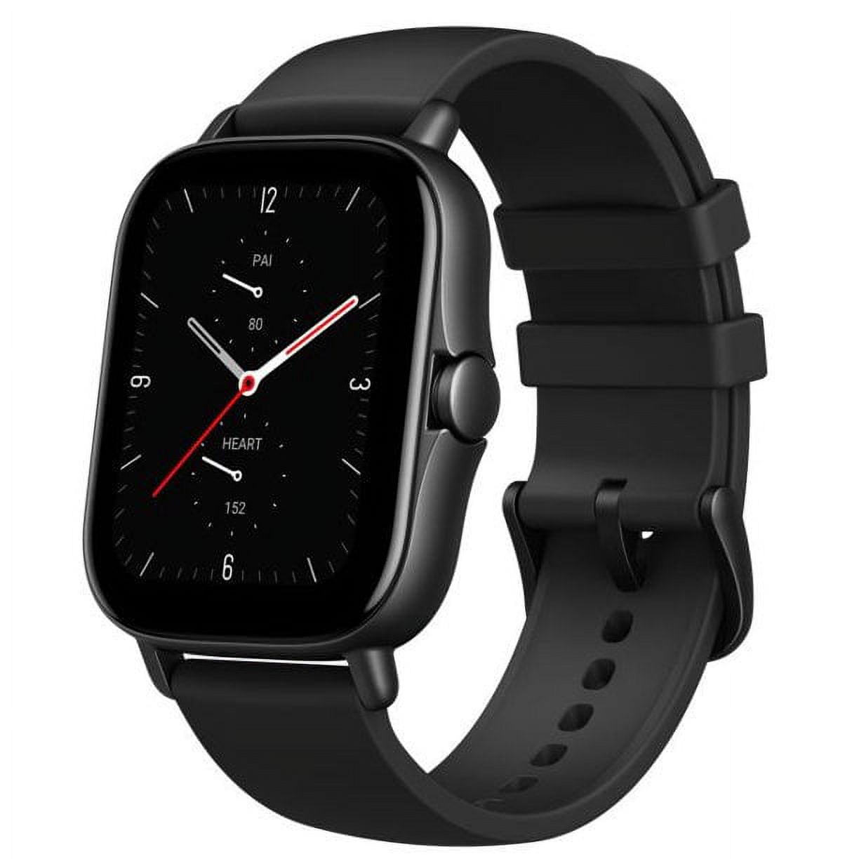 Restored Amazfit W2021OV1N GTS 2e Obsidian Black Smart Watch (Refurbished)