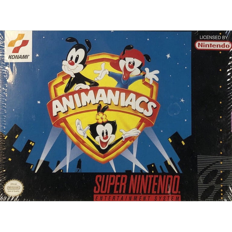 Restored Animaniacs, by Konami, Physical/Super Nintendo