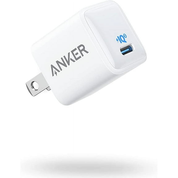 Restored Anker - PowerPort PD Nano 20W USB-C PD - White (Refurbished)