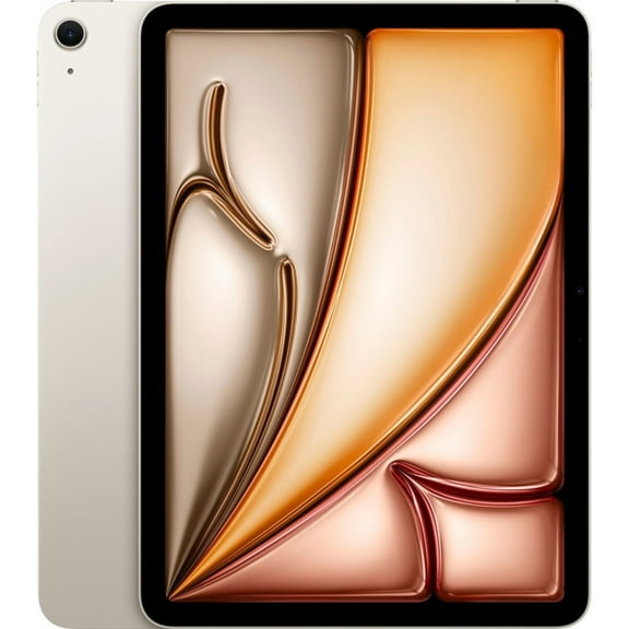Restored Apple 11-inch iPad Air 6th Generation 512GB with M2 Chip Wi-Fi + Cellular MUXP3LL/A Starlight (Refurbished)
