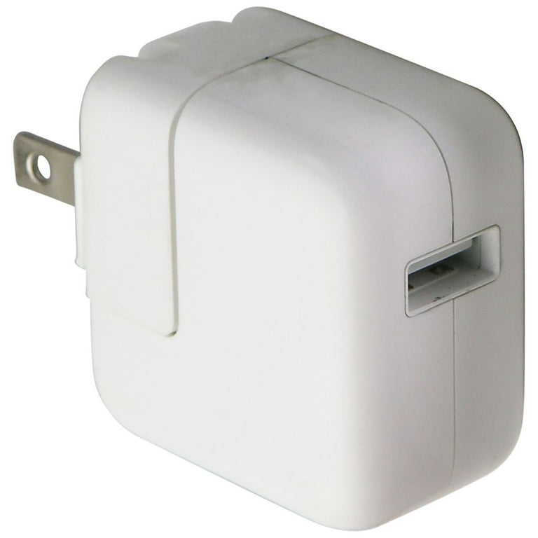 Power Restored White USB Single Adapter - Wall (A2167) Charger (12-Watt) Apple 5.2V/2.4A (Refurbished)