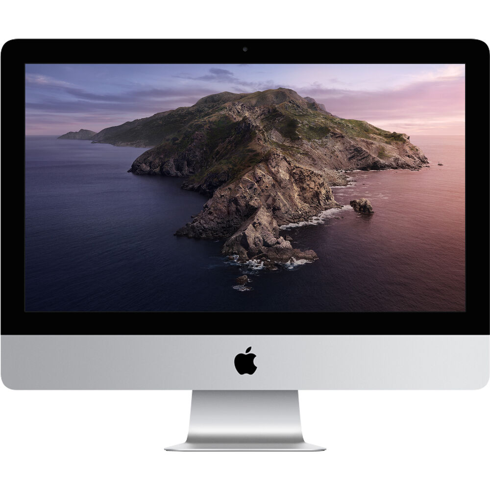 Restored Apple 21.5" FHD All-In-One iMac Desktop Computer MHK03LL/A, 2.3GHz Intel Core i5, 8GB RAM, MacOS, 256GB SSD, Silver (Refurbished) - image 1 of 5