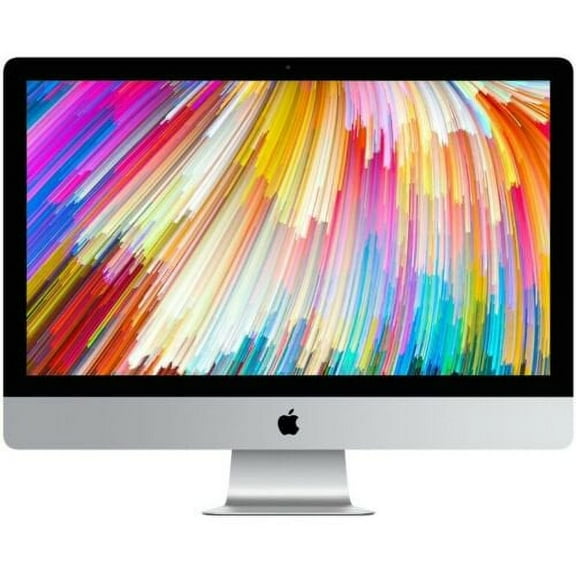 Restored Apple 27" 5K All-In-One iMac Desktop Computer MNEA2LL/A, 3.5 GHz Intel Core i7, 8GB RAM, MacOS, 1TB Fusion Drive, Silver (Refurbished)