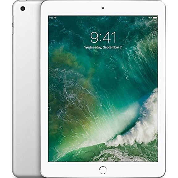 Restored Apple 9.7-inch iPad 128GB Wi-Fi Only, 2017 - Silver