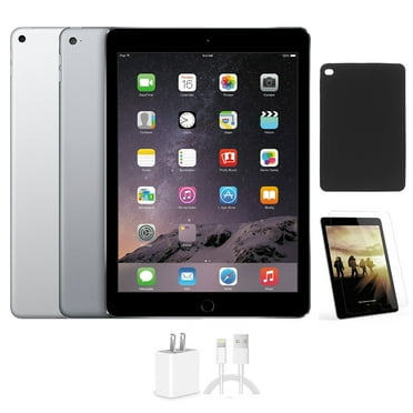 Restored Apple 9.7-inch iPad Air, Wi-Fi Only 64GB, Bundle Included: Case, Tempered Glass, Rapid Charger - Space Gray (Refurbished)