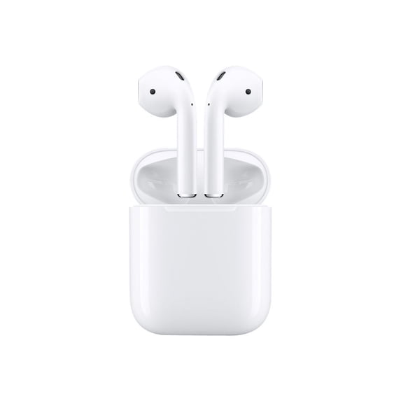 Restored Apple AirPods Bluetooth True Wireless Earbuds with Charging Case, White, VIPRB-MMEF2AM/A (Refurbished)