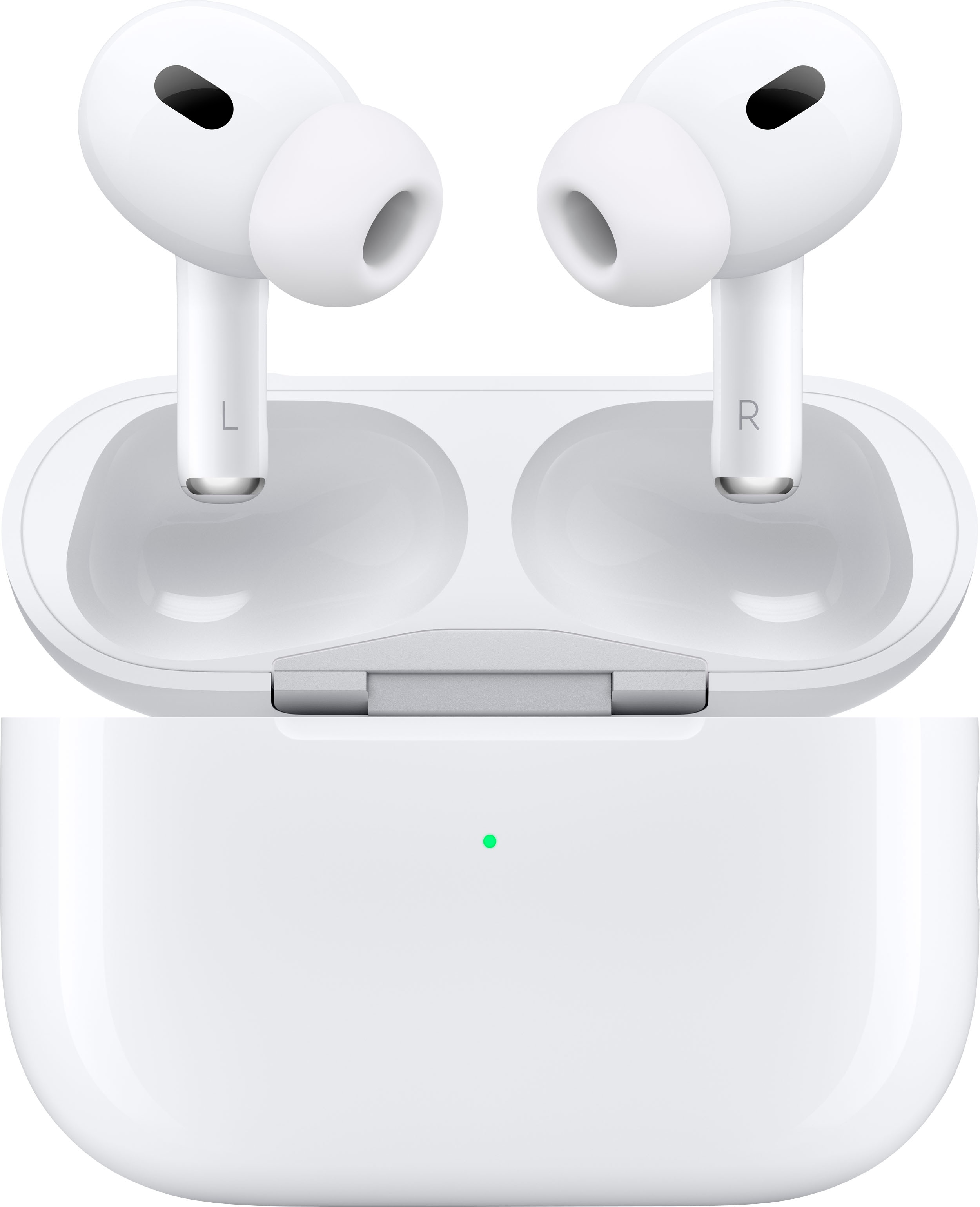 Restored Apple AirPods Pro 2 White In Ear Headphones MQD83AM/A (Refurbished) - image 1 of 4