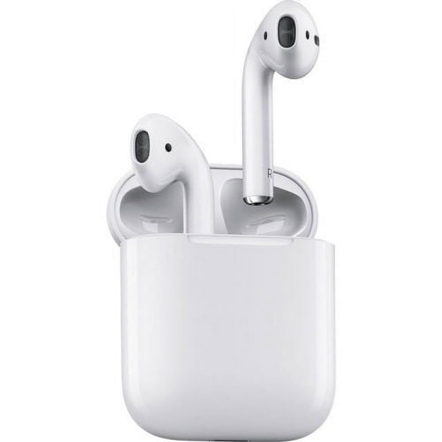 Restored Apple AirPods Wireless Bluetooth Headphones - White (MMEF2AM/A) (Refurbished)