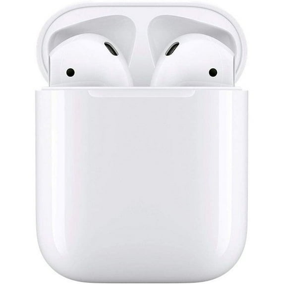 Restored Apple Earbuds True Wireless Headphones with Charging Case, White, MV7N2AM/A (Refurbished)
