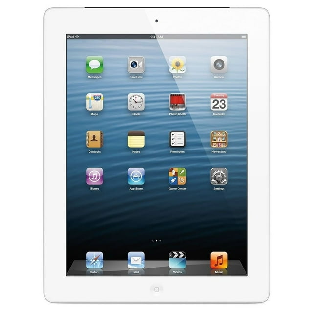 Restored Apple Ipad 4th Gen - Apple A6X Dual-Core 1GB RAM 64GB Storage - WiFi Only Pre-Owned