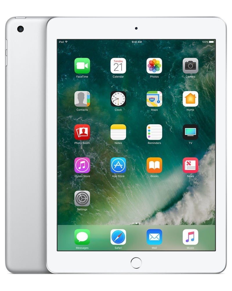 Restored Apple Ipad 5th. Gen - 9.7" Apple A9 Dual-Core 2GB RAM 128GB Storage - LTE (Refurbished)