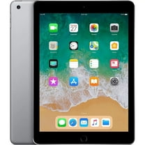 Restored Apple Ipad 6th Gen - 9.7" Apple A10 Fusion 2GB RAM 128GB Storage - Wifi   Cellular- Space Gray