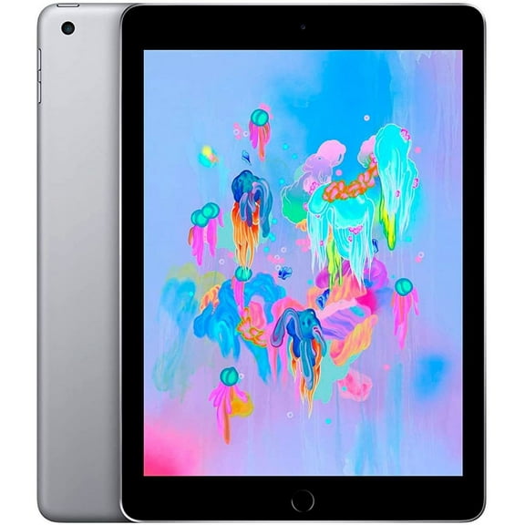 Restored Apple Ipad 6th Gen. - 9.7" Apple A10 Fusion Quad-Core 128GB Storage - Only Wifi (Refurbished)