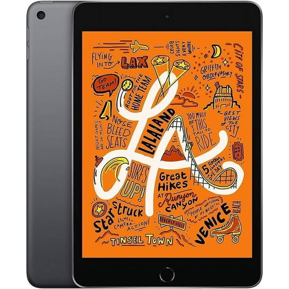 Restored Apple Ipad Mini 5th. Gen - 7.9" Apple A12 Bionic 3GB RAM 256GB Storage - Wifi+Cellular (Refurbished)