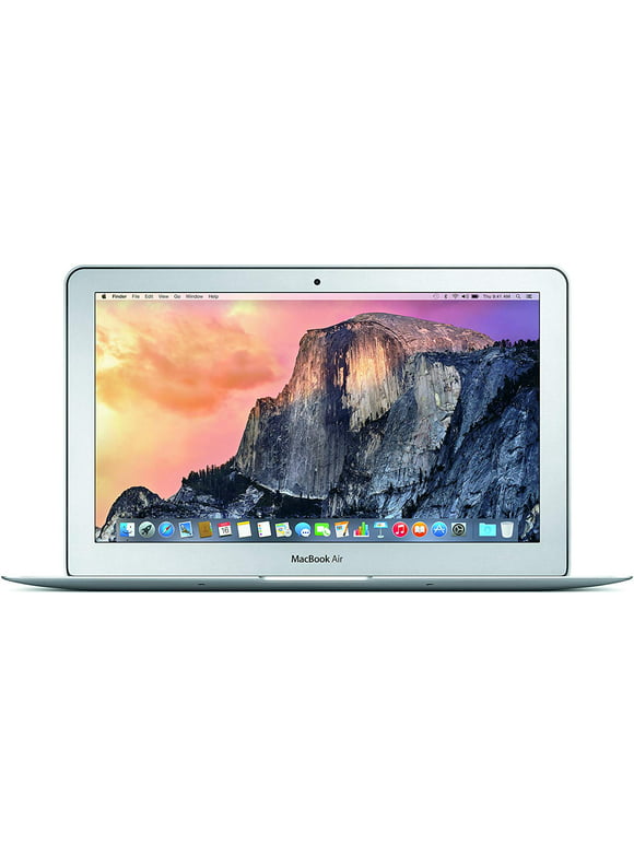 Restored Apple MacBook Air, 11.6" Laptop, Intel Core i5, 4GB RAM, 128GB SSD, No, Mac OS, Silver, MJVM2LL/A (Refurbished)