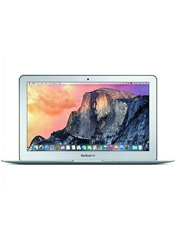 Restored Apple MacBook Air Laptop 11.6", Intel Core-i5, Intel HD Graphics 6000, 128GB SSD Storage, 4GB RAM, Mac OS X Yosemite, MJVM2LL/A (Refurbished)