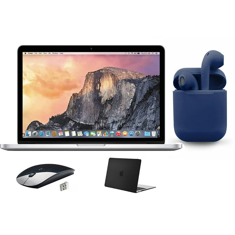 Restored | Apple MacBook Pro | 13.3-inch | Intel Core i5 | 8GB Ram | Mac Os | 256GB SSD | Bundle: Black Case, Wireless Mouse, Bluetooth/Wireless