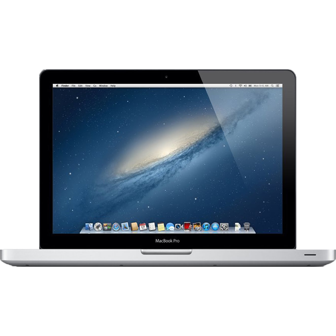 Restored Apple MacBook Pro Laptop, 13.3", Intel Core i5-3210M, 8GB RAM, 500GB HD, DVD-RW, Mac OS X 10.13.6 High Sierra, Silver, MD102LL/A (Refurbished) - image 1 of 4
