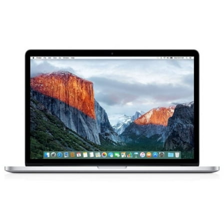 Restored Apple MacBook Pro Laptop Core i7 2.4GHz 8GB RAM 128GB SSD 15" Silver ME664LL/A (2013) - (Refurbished)