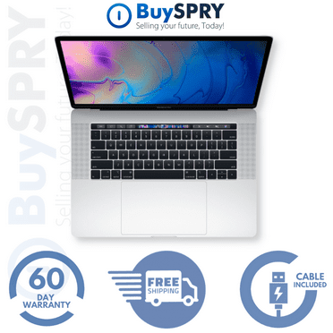 Restored Apple MacBook Pro Laptop Core i7 2.6GHz 16GB RAM 256GB SSD 15" Silver MV922LL/A (2019) (Refurbished)