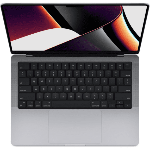 Restored Apple MacBook Pro Late 2021 with Apple M1 Pro chip (14-inch, 16GB RAM, 1TB SSD Storage) (QWERTY English) Space Gray