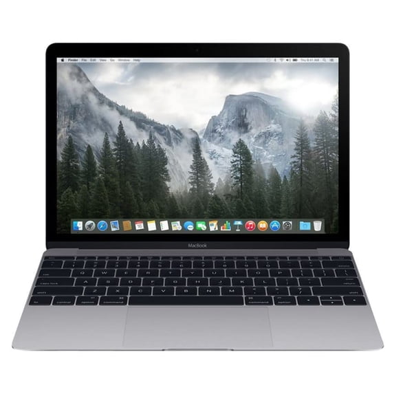 Restored Apple MacBook Retina Display 12-inch Laptop Computer 2015 MJY42LL/A, 1.2 GHz Core M, 8GB RAM, MacOS, 512 GB SSD, Space Gray (Refurbished)