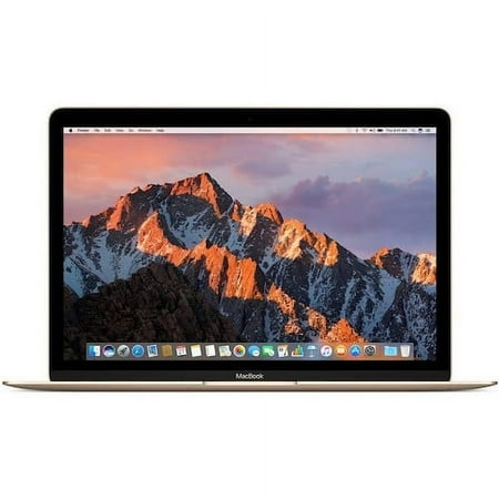 Restored Apple Macbook Core M3 1.2GHz 8GB RAM 256GB SSD 12" Gold MNYK2LL/A (2017) (Refurbished)